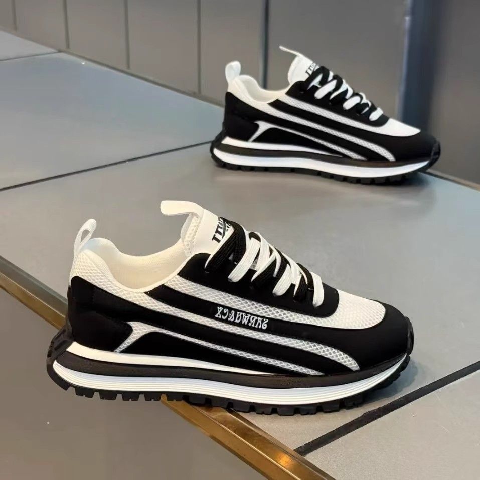 Robuste Casual Sneaker mit Keilabsatz für Herren