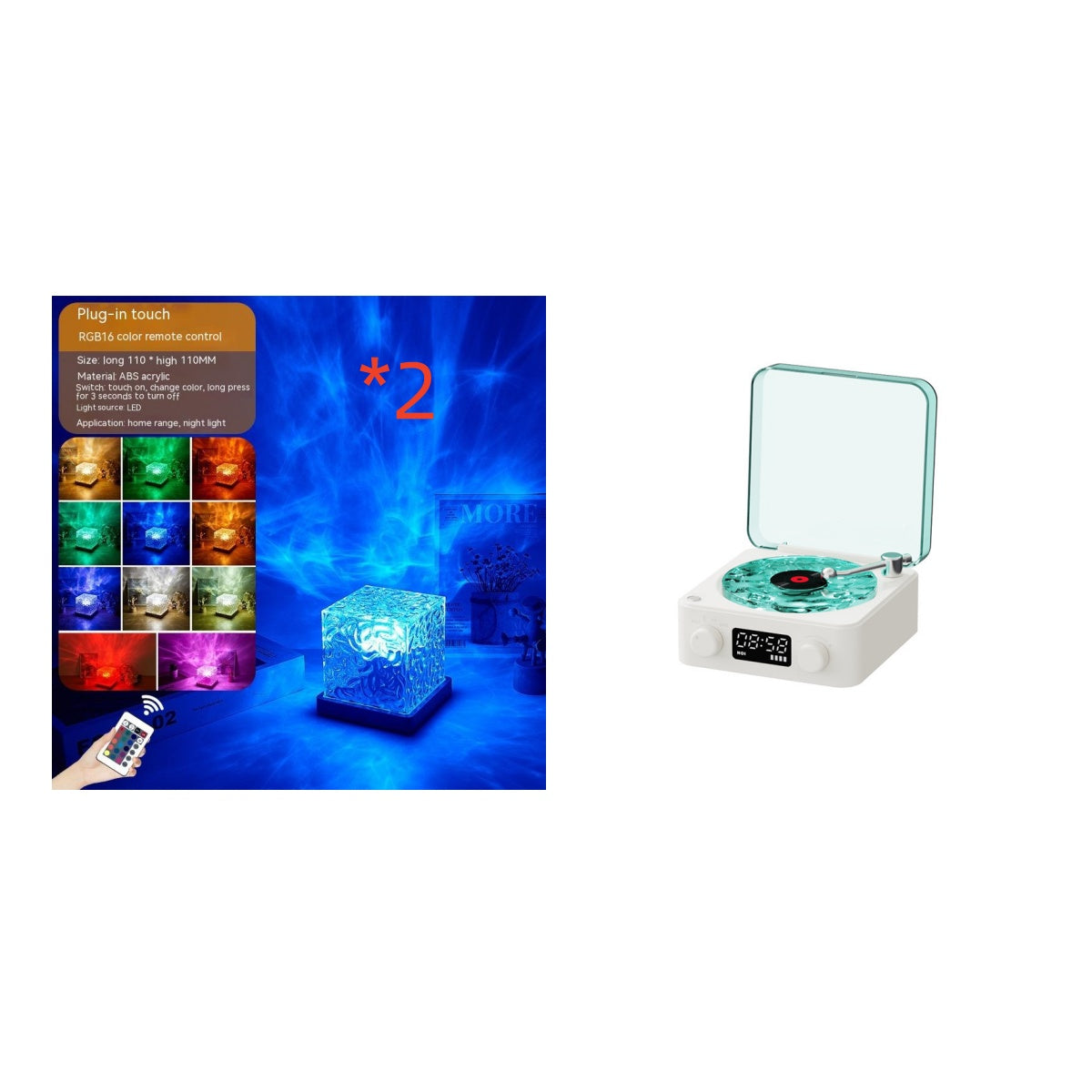 Retro Plattenspieler Bluetooth Lautsprecher