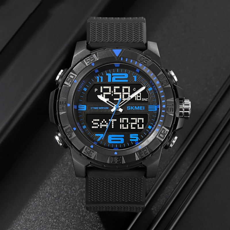 Multifunktionale Sportuhr mit Dual-Display – Ansicht 6