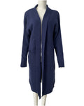Long Cardigan mit Oversize-Passform und Taschen