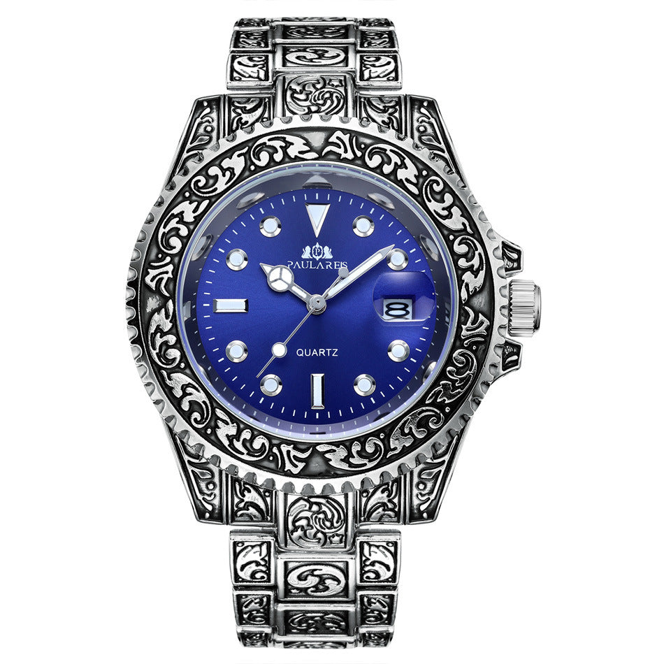 Quarz-Herrenuhr mit Kalender und Leuchtfunktion – Bild 11 | LuxeStyle