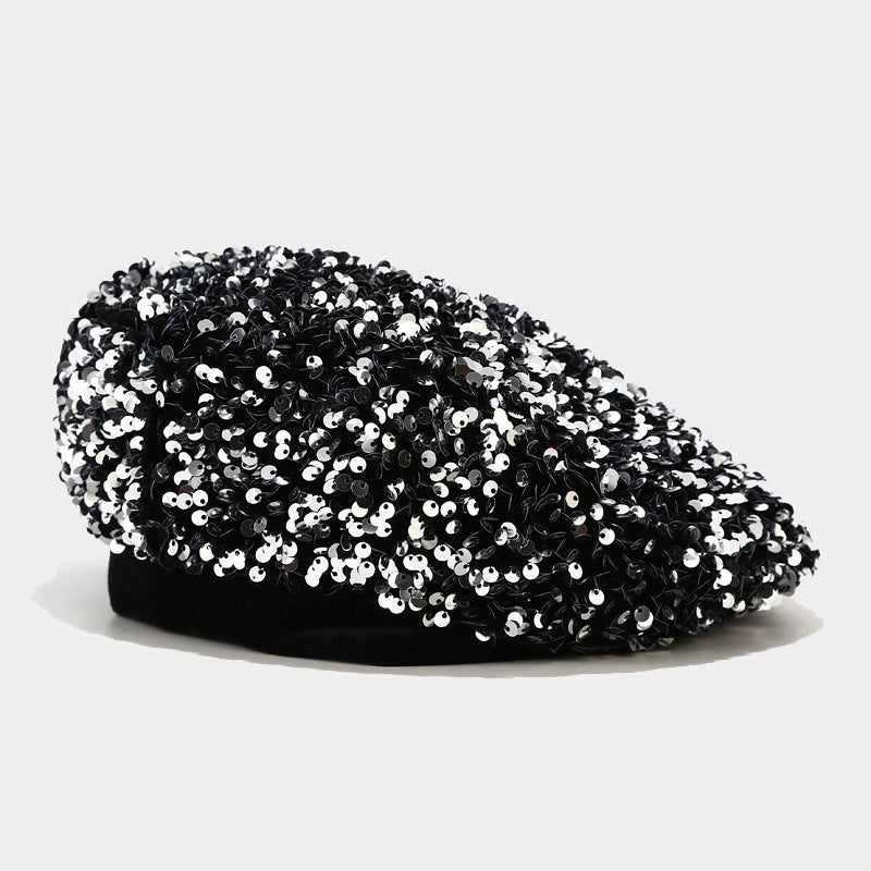 Glitzer-Beanie für Damen