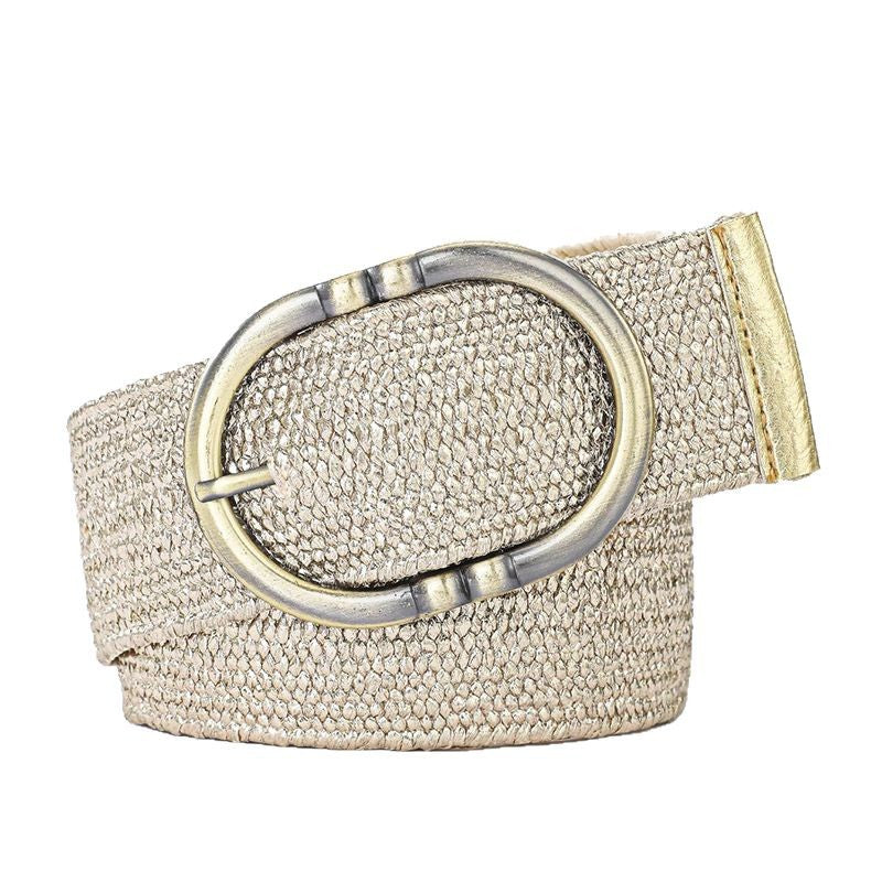 Boho-Stil Canvas-Gürtel mit Ethno-Muster