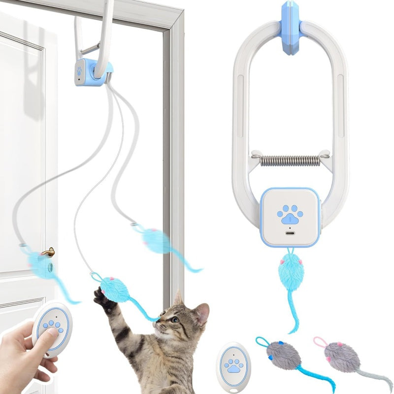 Interaktives Katzen-Teaser-Spielzeug mit Fernbedienung