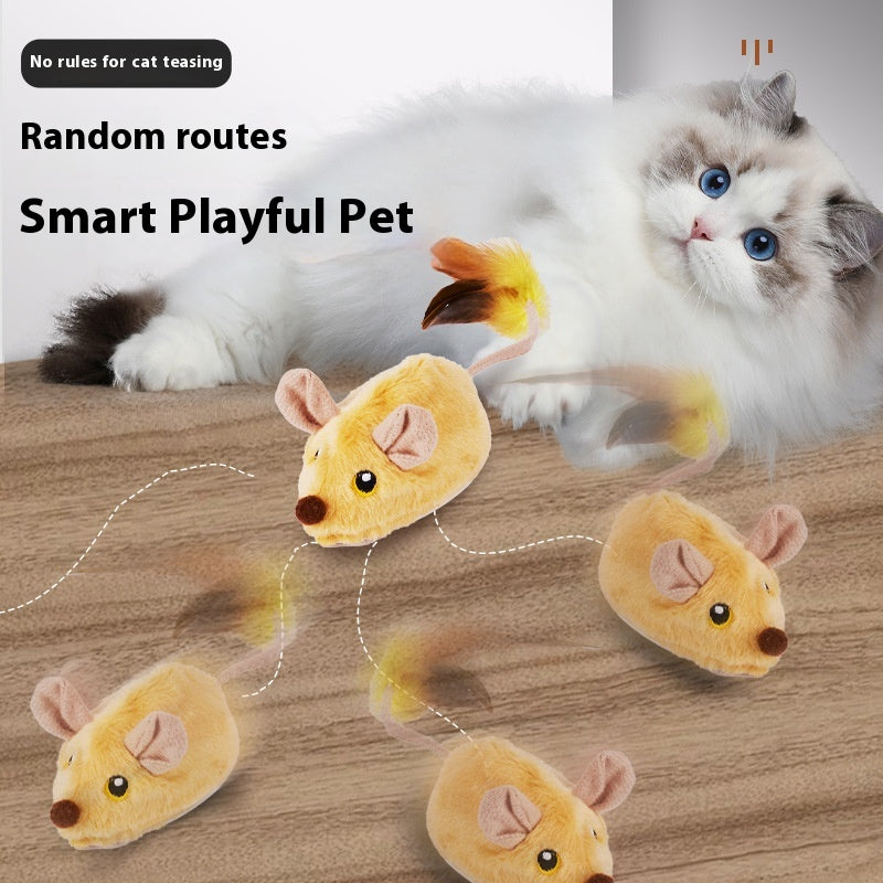 Ferngesteuerte Plüschmaus für Katzen
