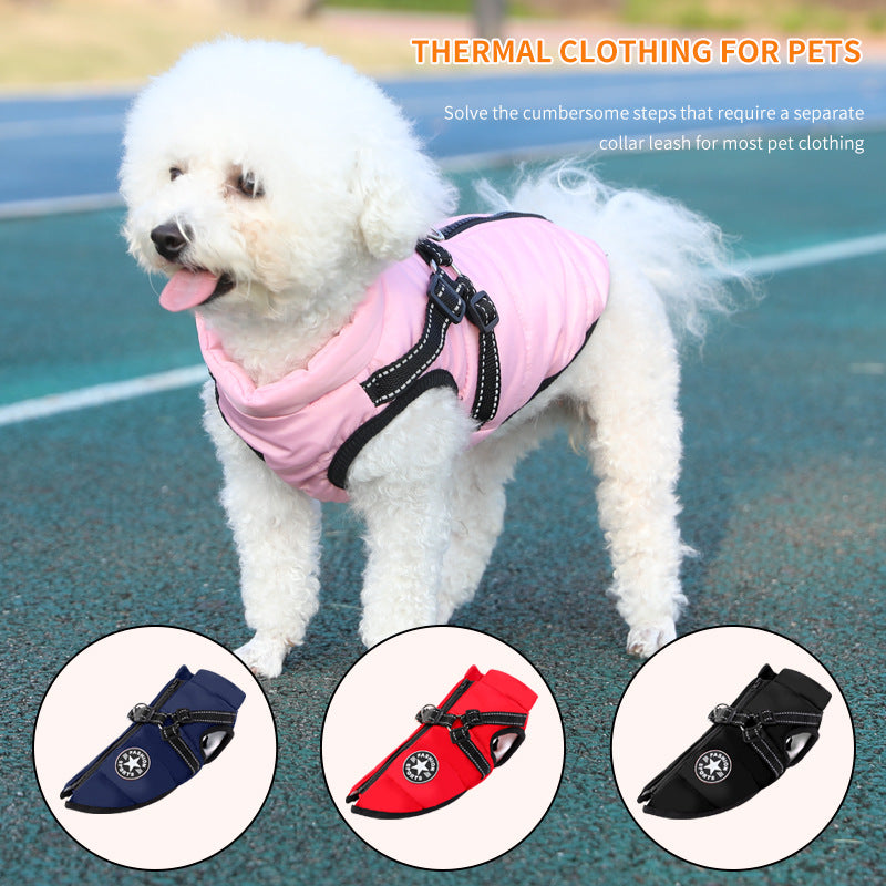 Wärmendes Hunde-Kleid aus Baumwolle
