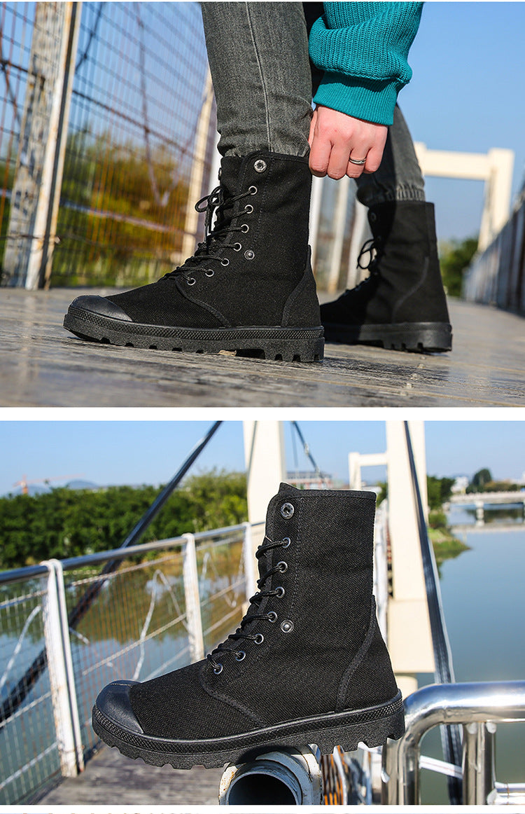 Platform High-top Canvas Sportschuhe