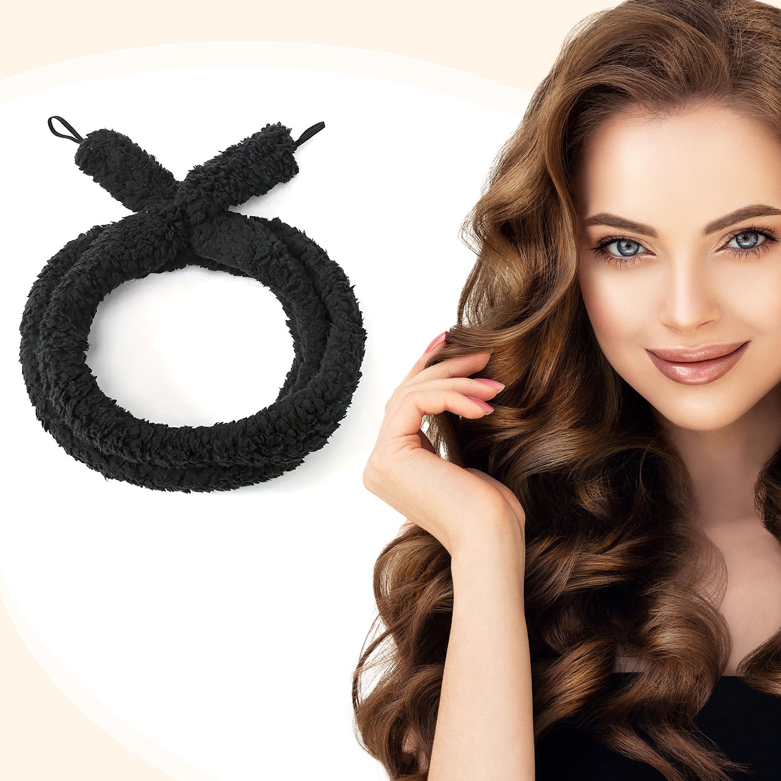 Satin Lockenwickler für Hitzefreie Wellen – Ansicht 6