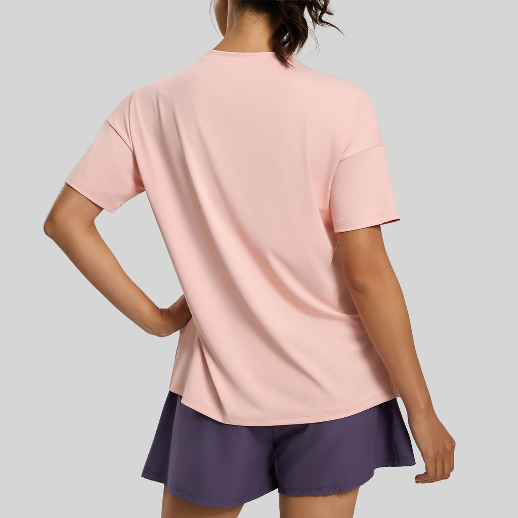 Loose-Fit Tunic mit kurzen Ärmeln