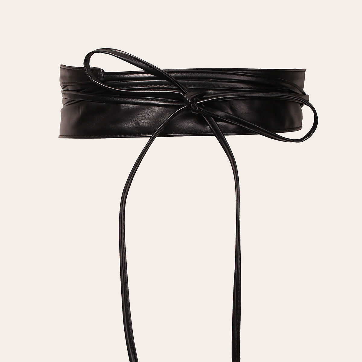 Weitbandiger Damen-Belt aus Kunstleder mit Kordelspitze – Bild 12 | LuxeStyle