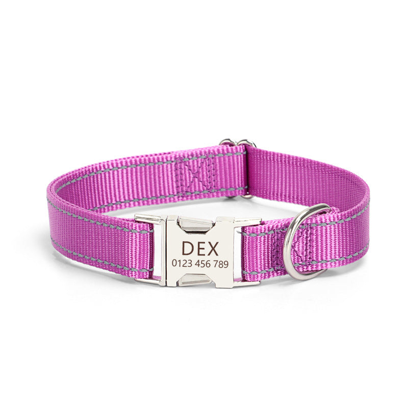 Reflektierendes Nylon-Hundehalsband