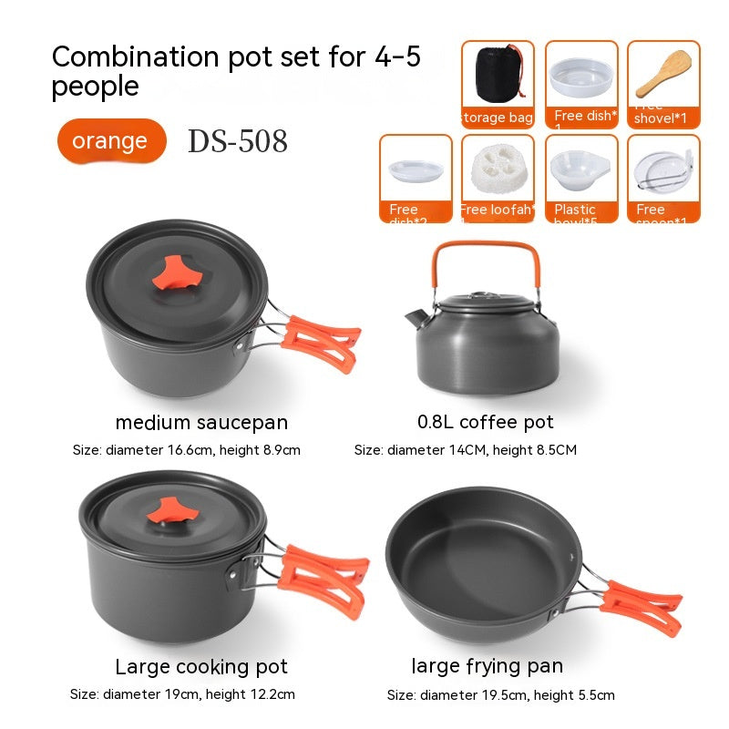 Picknick-Kochset für 4-5 Personen