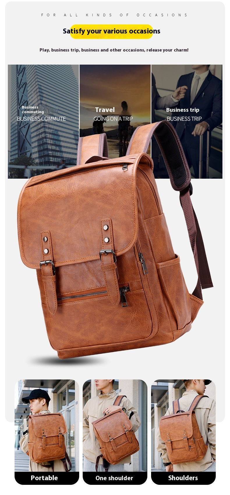 Sportlicher Herren-Rucksack mit Laptopfach