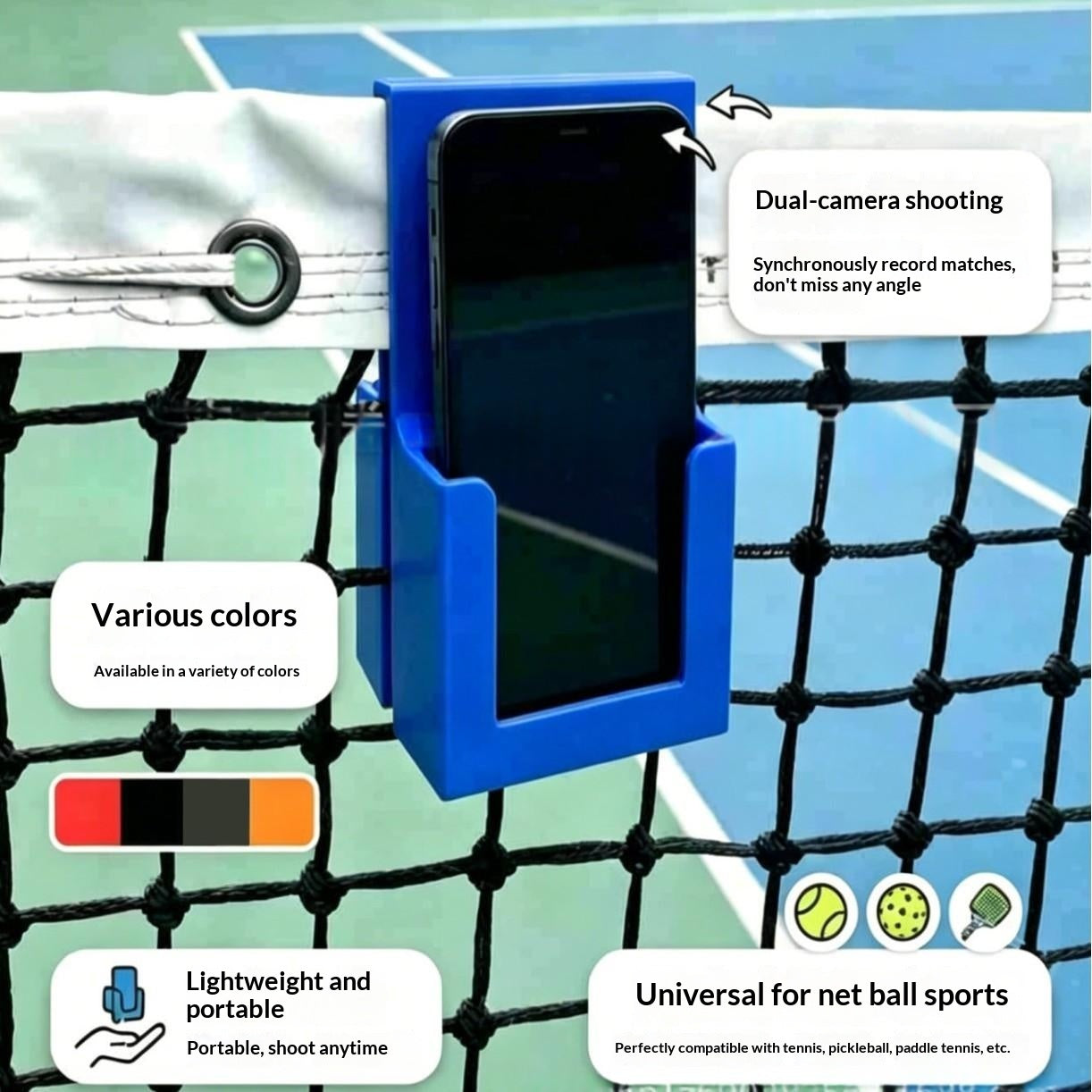 ABS Clip-Halterung für Sportnetze
