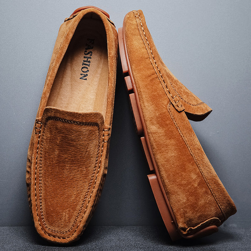 Atmungsaktive Herrenschuhe aus Echtleder