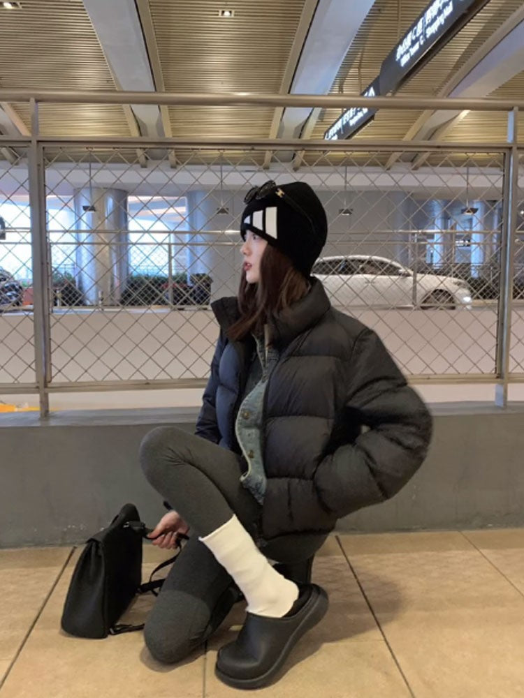 Kurze Daunenjacke für Damen