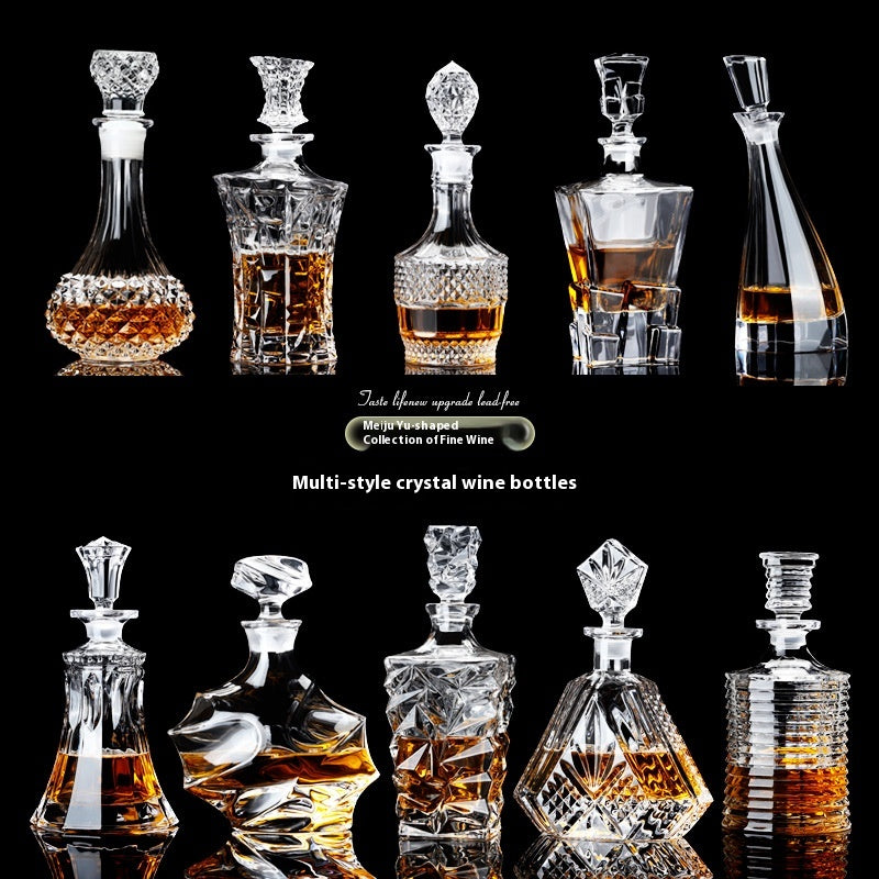 Weinflasche aus Glas