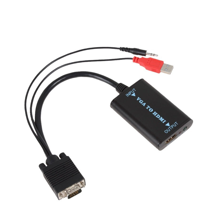 VGA zu HDMI-Weiblicher Stecker mit USB & Audio