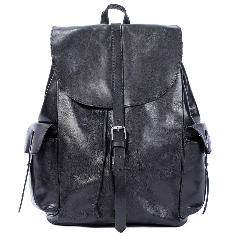 Lederrucksack mit grossem Fassungsvermögen