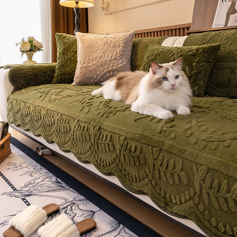 Französisches Cremedesign Angora-freier Kissenbezug