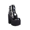 Elegante Low-Cut Lederboots mit Blockabsatz – Bild 1 | LuxeStyle