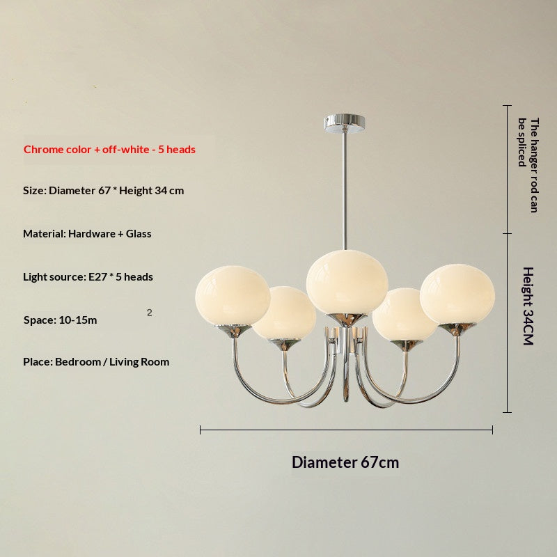 Mid-Century Deckenleuchte für Wohn- & Schlafzimmer