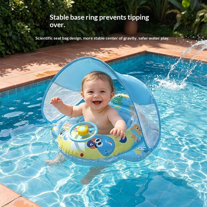 Schwimmring mit Sonnenschutz