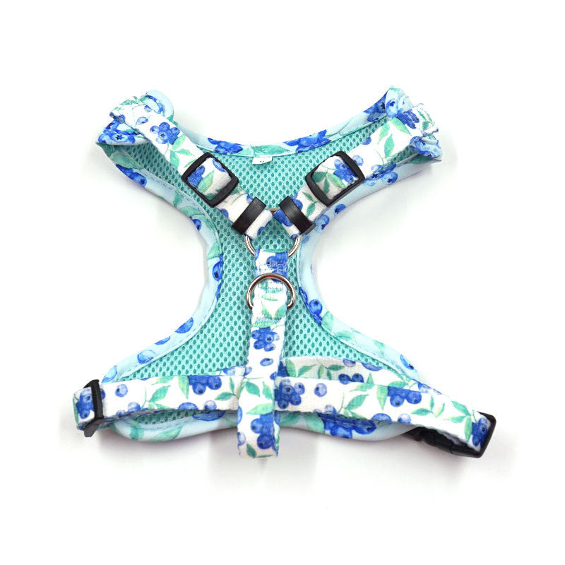 Atmungsaktives Hundegeschirr "Miha" Blueberry – Bild 5 | LuxeStyle