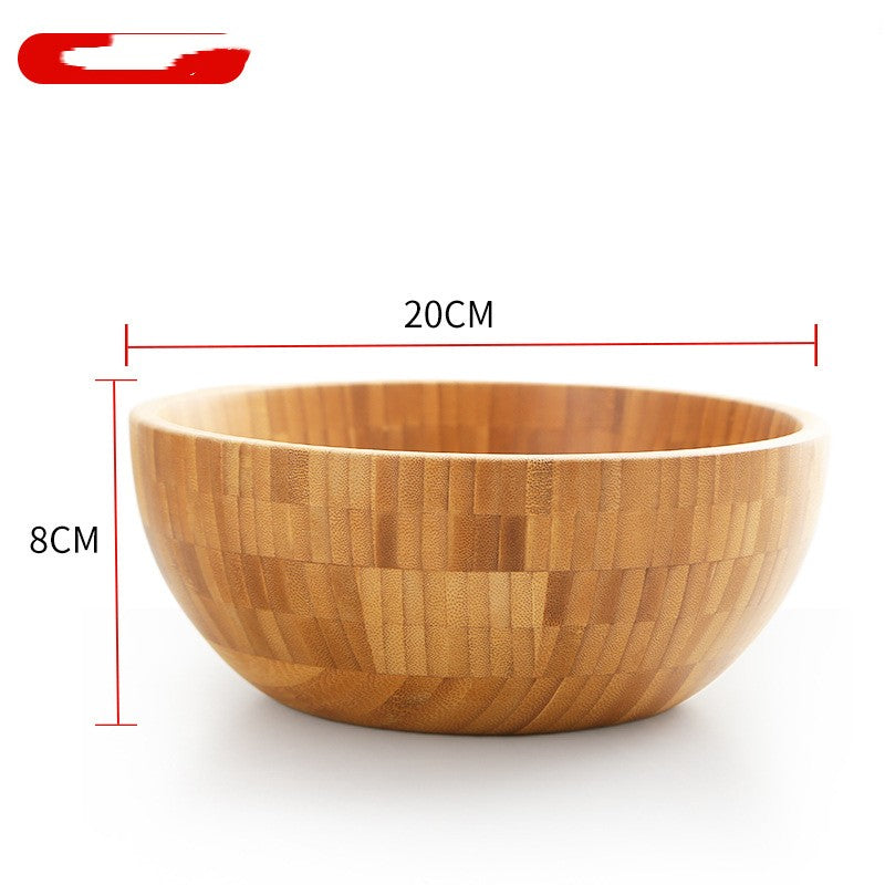 Salatschüssel aus Bambusholz – Bild 9 | LuxeStyle