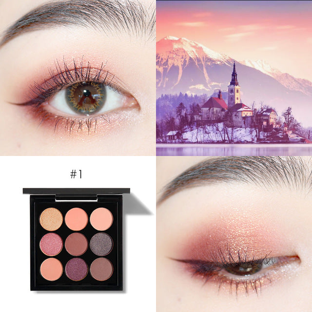 Lidschatten-Palette mit neun Farben – Bild 7 | LuxeStyle