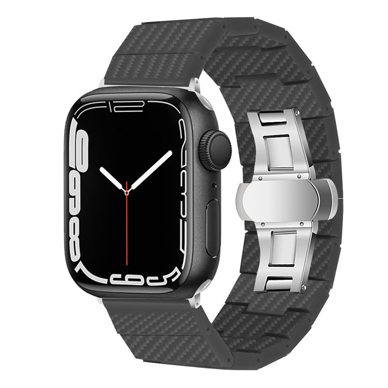 Uhrenarmband mit Karbonfaser-Textur – Bild 2 | LuxeStyle