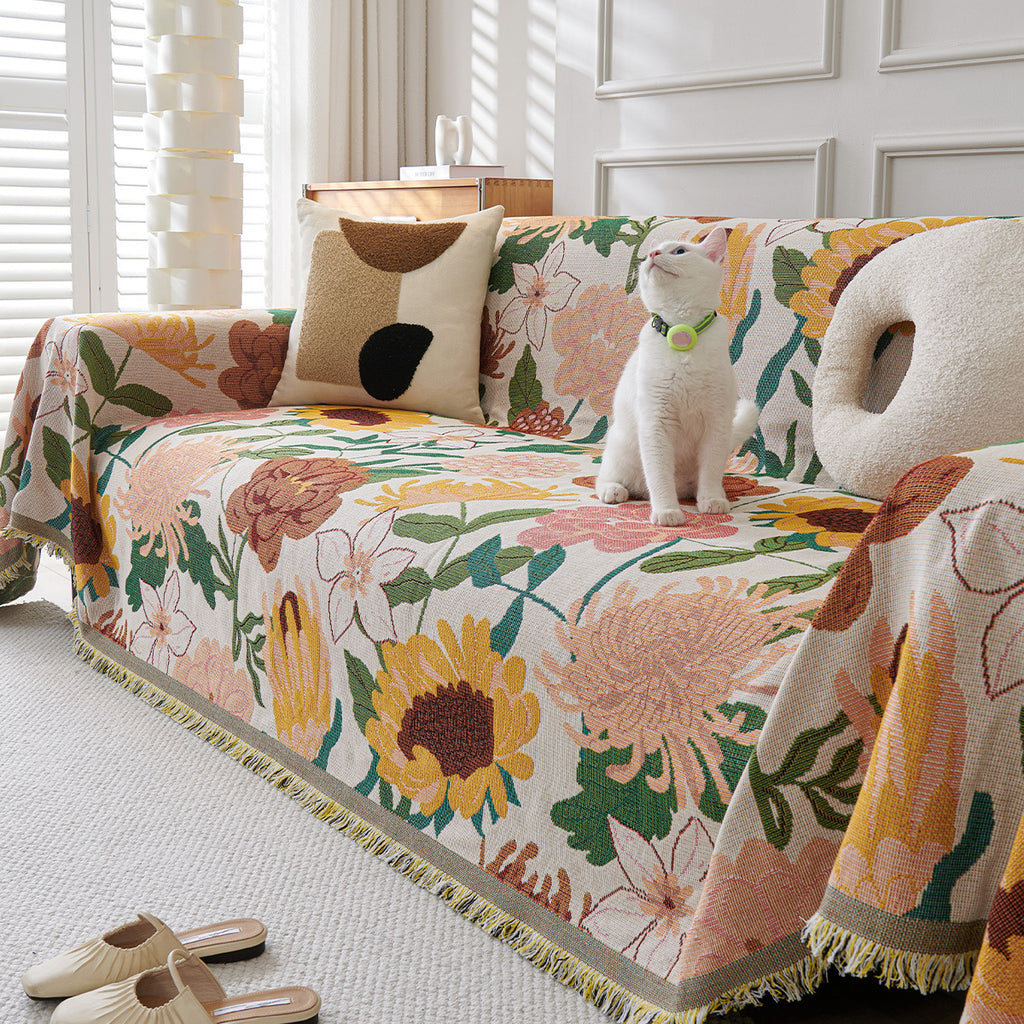 Chenille-Sofakappe – Bild 6 | LuxeStyle