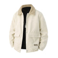 Herren Cord-Jacke mit Revers, gefüttert