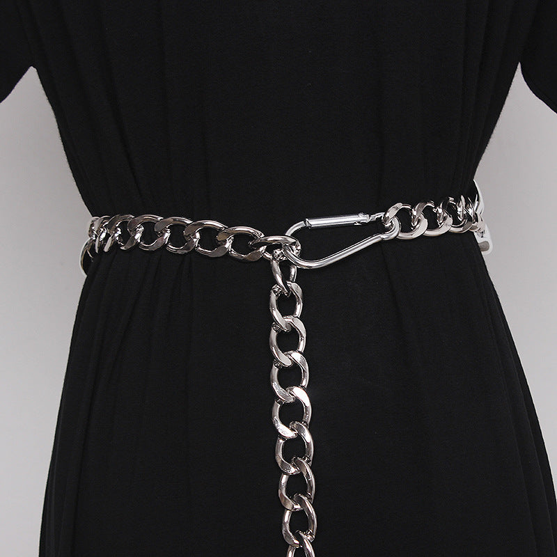 Punk-Gürtel für Damen – Silber