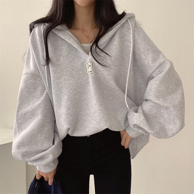 Lässiges Sweatshirt mit Kapuze