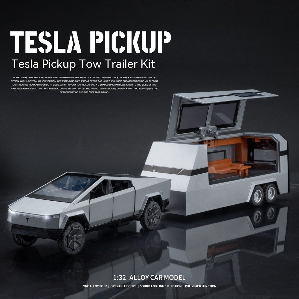 Tesla Pickup Trailer Modellauto (1:32) – Bild 5 | LuxeStyle