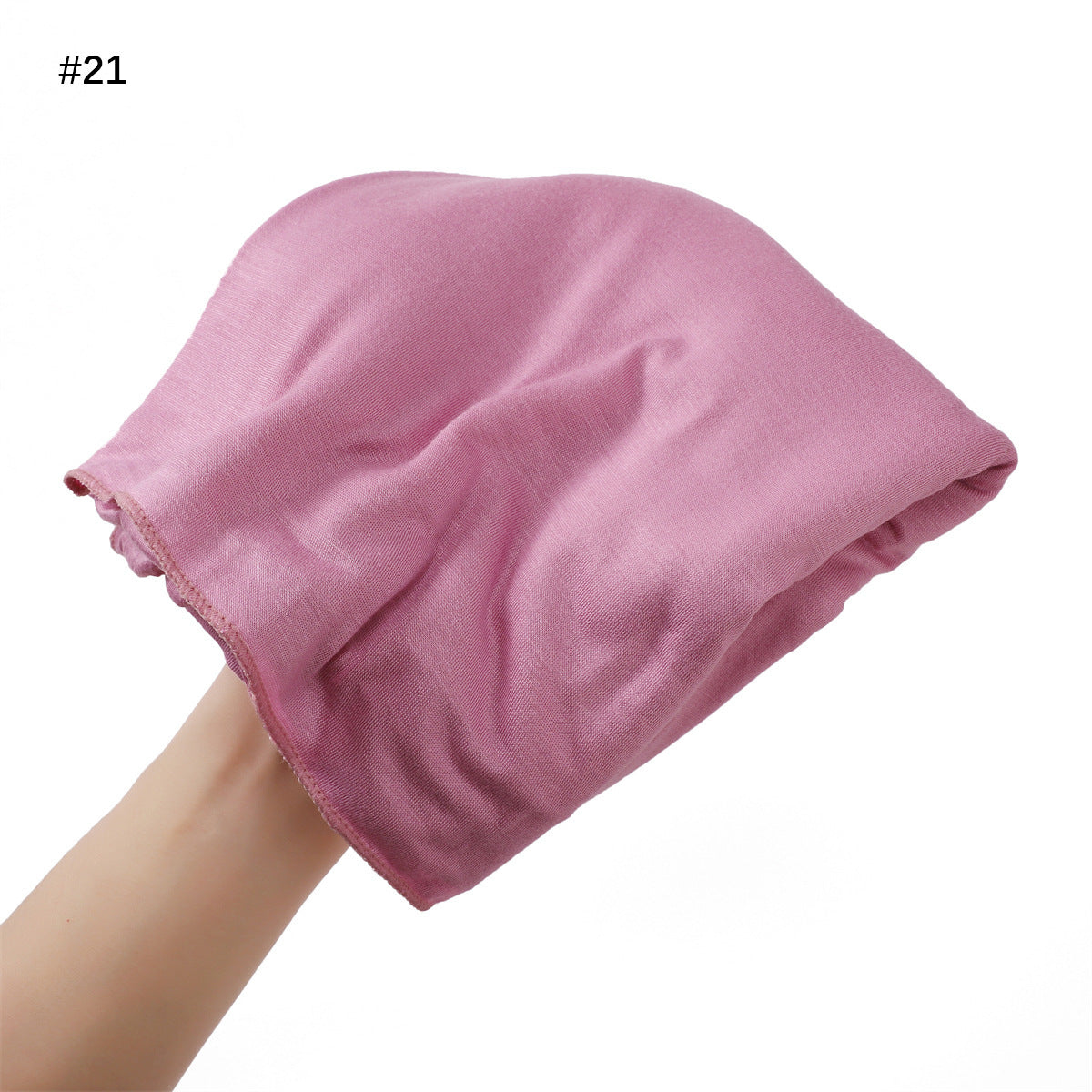 Unifarbener Kopftuch-Turban aus Modal – Bild 11 | LuxeStyle