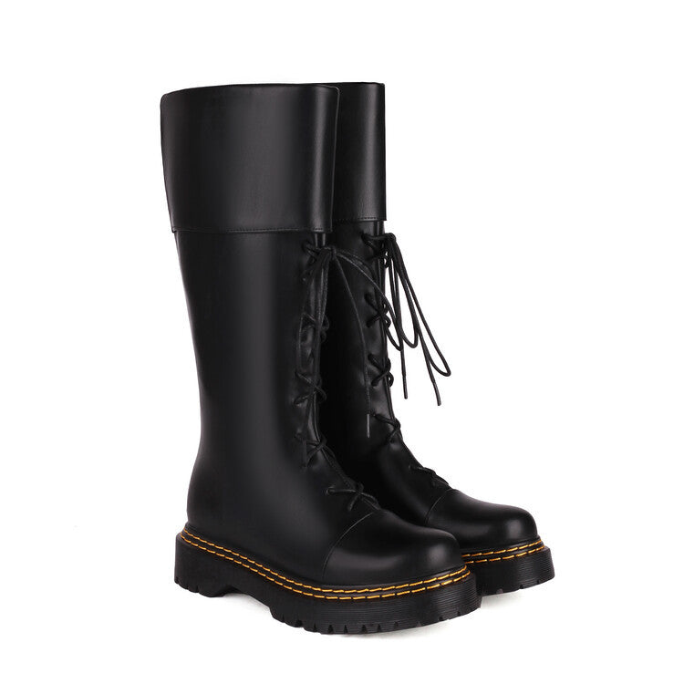 High-Heel Overknee-Stiefel zum Schnüren – Bild 5 | LuxeStyle