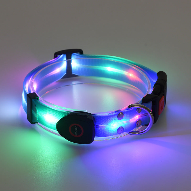 LED Leuchtcollar mit Zugleine, wiederaufladbar | LuxeStyle