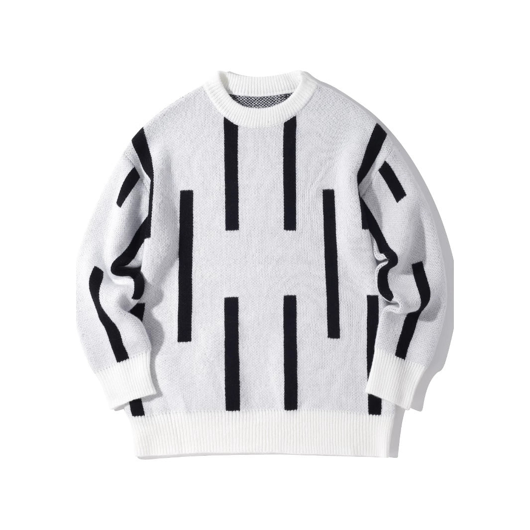 Farbblock-Pullover für Herren
