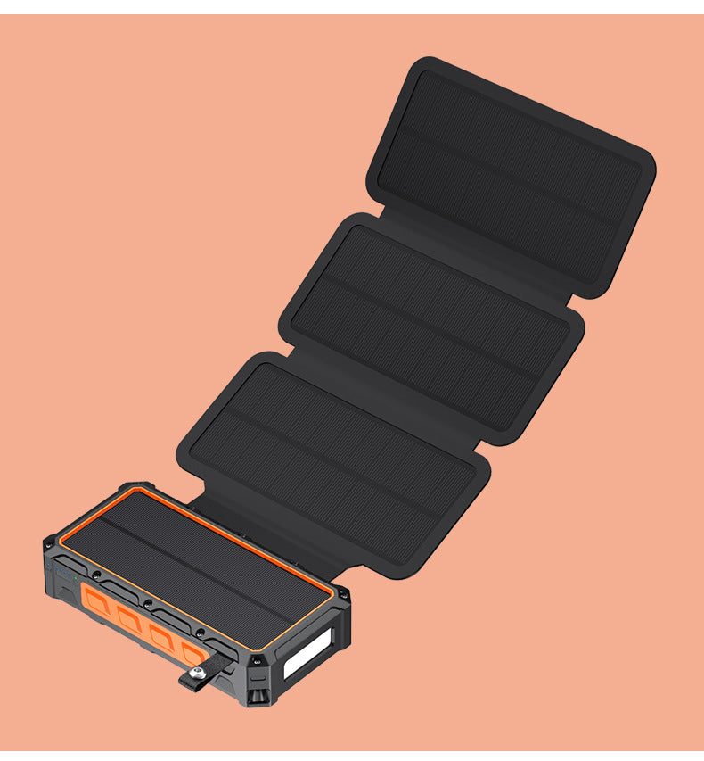 Solar Powerbank mit Kurbel