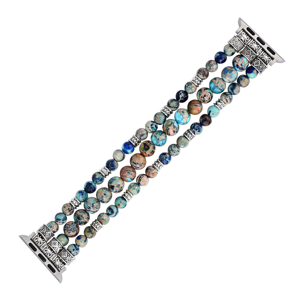 Blauer Kaiserjasper Armband