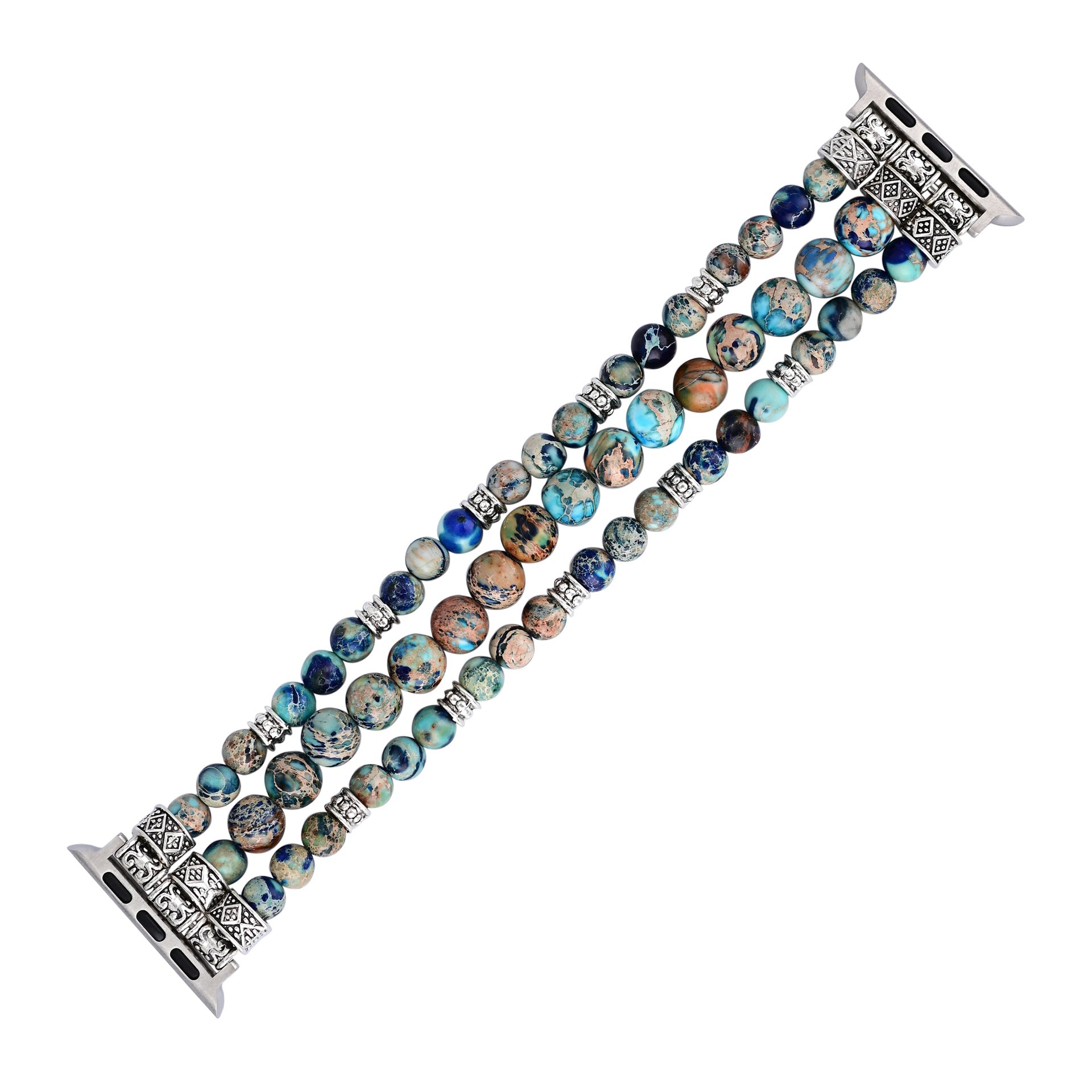 Blauer Kaiserjasper Armband
