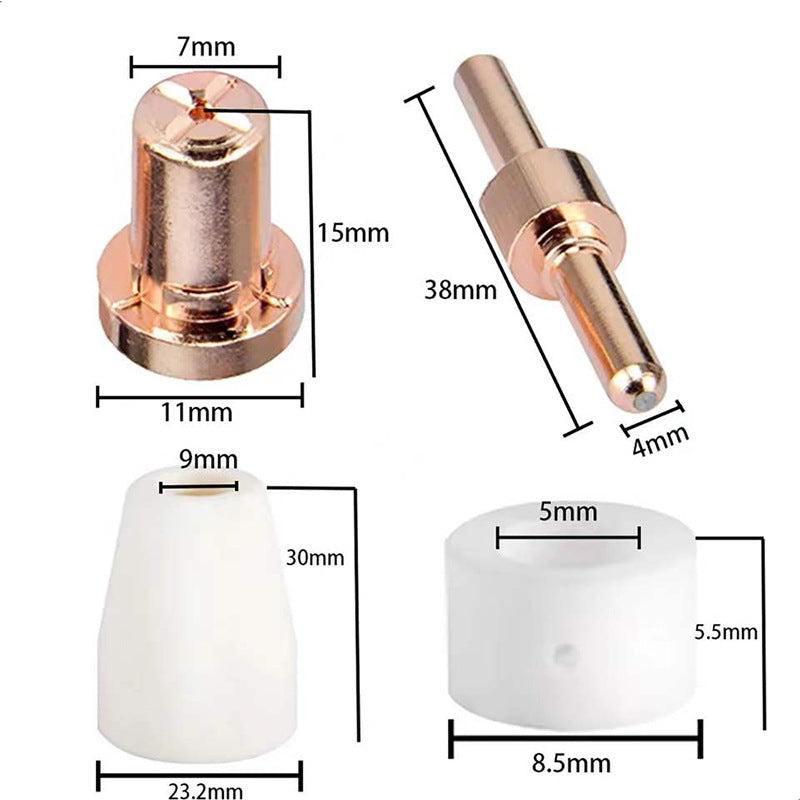 Plasma-Schneidbrenner-Zubehör-Set (40 Stk.)
