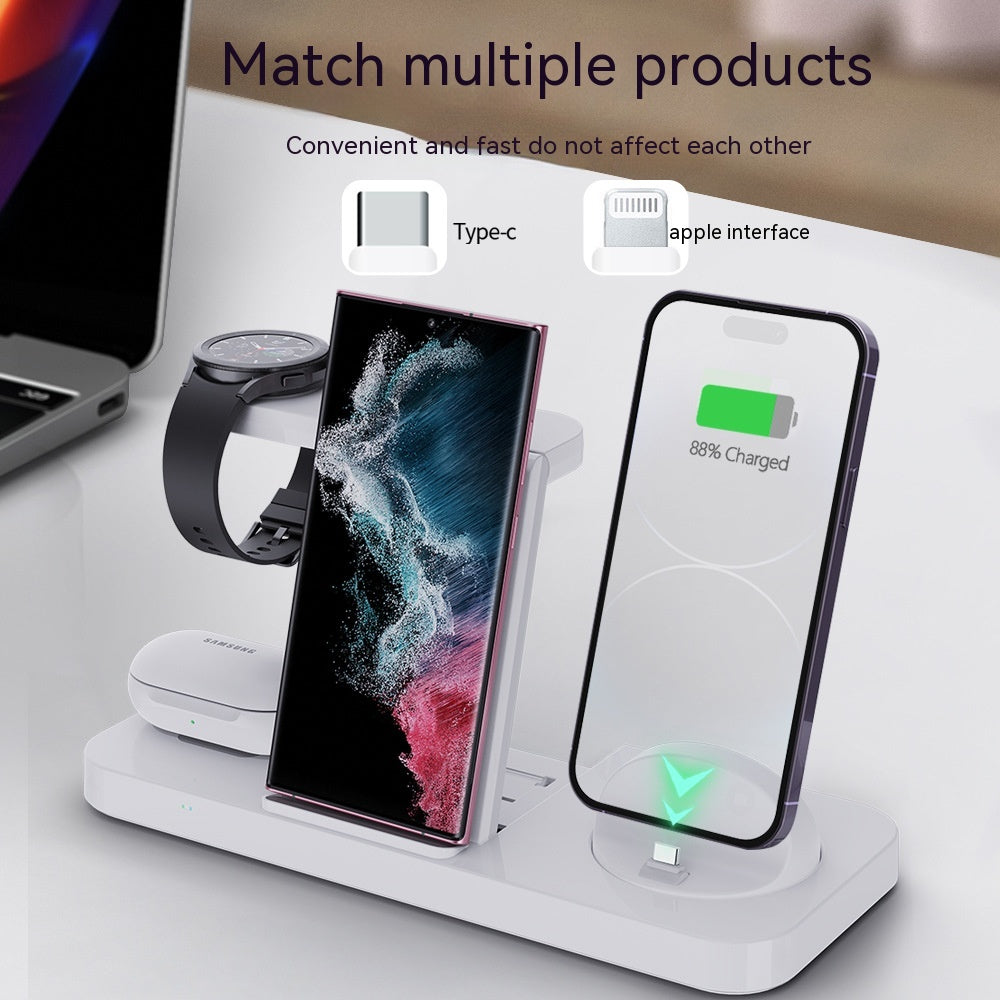 3-in-1 Wireless Charger für Handy, Kopfhörer & Uhr – Bild 2 | LuxeStyle