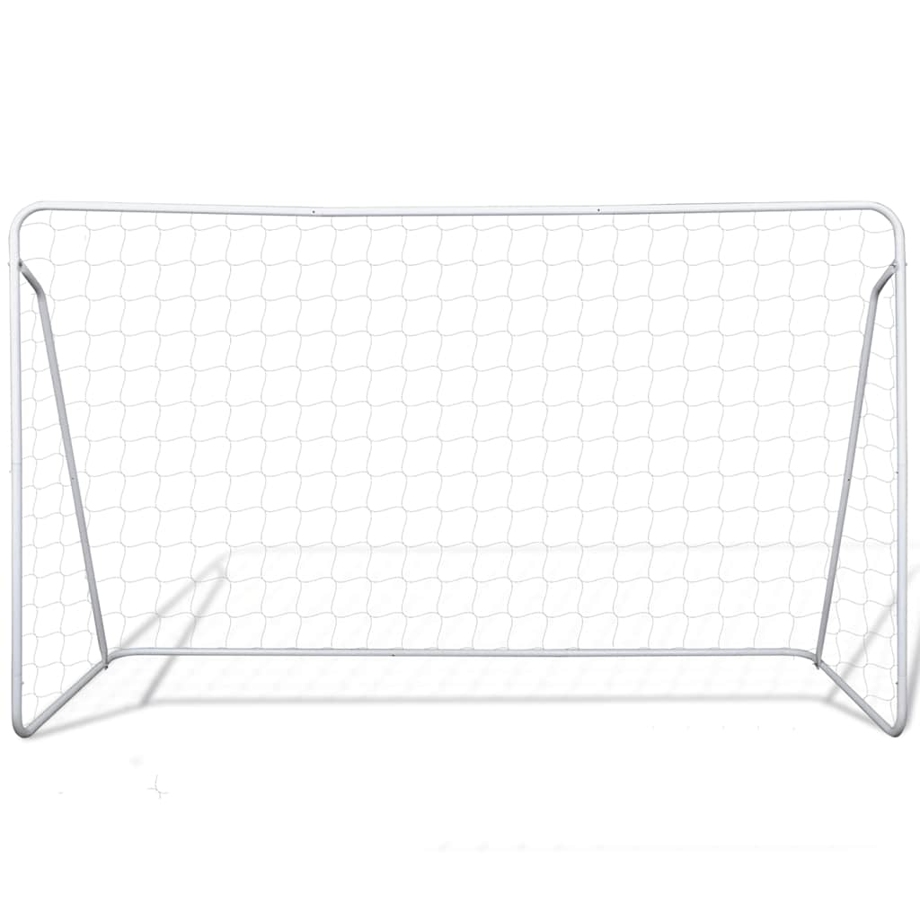 Fussballtor 240x90x150 cm Stahl