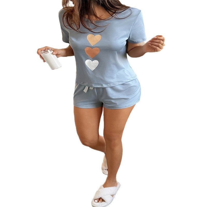 Kurzes Top und Shorts Set