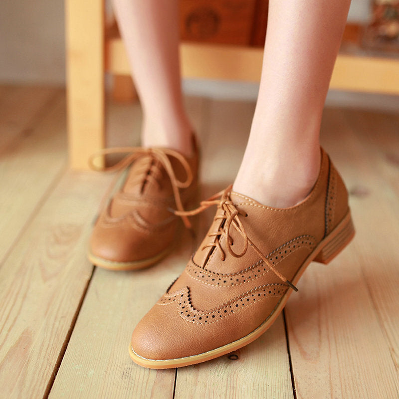 Oxford-Mules im Retro-Look für Damen