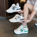 Atmungsaktive Mesh-Sneaker mit dicker Sohle