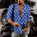 Lässiges 3D-Punktmuster Langarm-Shirt – Bild 18 | LuxeStyle